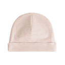 Bonnet nouveau né - Vieux rose / crème