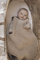 Gigoteuse en laine sans manches - Sable/brune