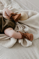 Chaussons laine - Terracotta