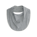 Bavoir/foulard bébé - Gris bleu / Crème