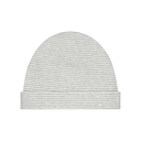 Bonnet nouveau né - Gris clair / Crème
