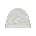 Bonnet nouveau né - Gris clair / Crème
