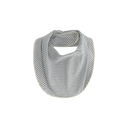 Bavoir/foulard bébé -  Stone Grey / Crème