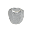 Bavoir/foulard bébé -  Stone Grey / Crème
