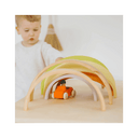 Grand Arc-en-Ciel en Bois – 12 pièces