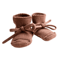 Chaussons laine - Terracotta