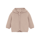 Veste en laine avec petites oreilles - Rose mahogany