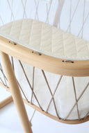 Berceau Kumi - Matelas en coco- Lacets Hazelnut