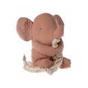 Eléphant musical Lullaby - Vieux rose