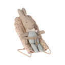 Lapin bleu clair à carreaux