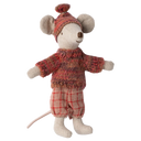 Souris en hiver sur ses skis, Grande sœur - Rose