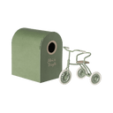 Tricycle avec garage - vert