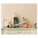 Tricycle avec garage - corail