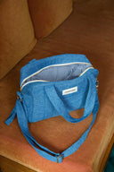Mini Sac à Langer Darcy - Denim Clair
