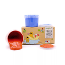 Set de peintures à doigts Nori - Bleu/rouge