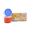 Set de peintures à doigts Nori - Bleu/rouge