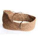 Couffin en raphia fait à la main - Naturel