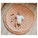 Tapis de jeu bébé bio 3-en-1 – Motif Fleuri