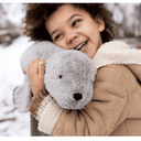Peluche Phoque Bouillotte grise | Grande