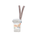 Silly Silas – Collants à bretelles sans pieds – Cream Blend Checked