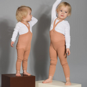 Silly Silas – Collants à bretelles sans pieds – Light brown