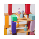 Amis Arc-en-Ciel Pastel – Set de 12 figurines en bois