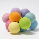 Anneau de perles en bois - coloré
