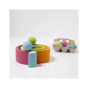 Arc-en-Ciel Pastel en Bois – 6 pièces