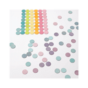 Confettis en bois colorés