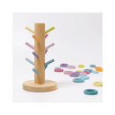 Jeu de Tri en Bois – 12 Tiges Arc-en-Ciel
