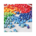 Perles en Bois Arc-en-Ciel – Set de 60