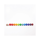 Perles en Bois Arc-en-Ciel Large – Set de 36