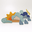 Set de Construction Météo en Bois – 13 pièces