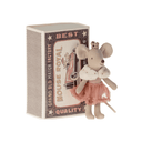 Maileg Princesse souris Petite sœur dans une boîte d'allumettes