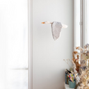 Mobile oiseau en coton bio - Gris