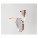 Mobile oiseau en coton bio - Gris