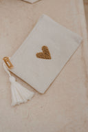 Porte-monnaie Love - beige