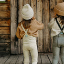 Collants à bretelles sans pieds - Laine & Coton - Cream Blend