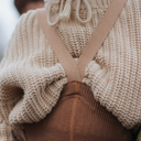 Collants à bretelles sans pieds - Laine & Coton - Cappuccino