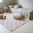 Tapis Lavable Kitchen Tiles Rose